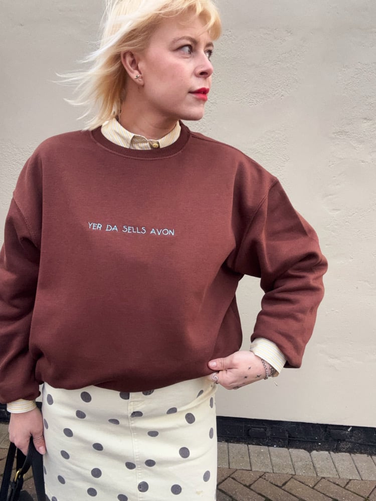 Image of Custom your own embroidered slogan sweatshirt
