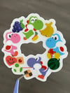 Yoshi Clear Vinyl Sticker