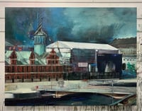 Image 2 of "København – Malerdrømme og tankestreger – Børsen" / 120x160 cm