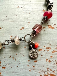 Image 16 of labradorite tourmaline and ruby charm bracelet