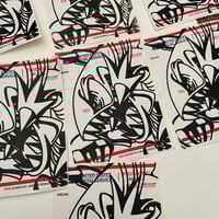 Image 2 of Blue Eyes Toon Dragon Slap Stickers ( 6 pack ) 