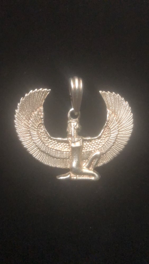 Image of silver MA’AT pendant