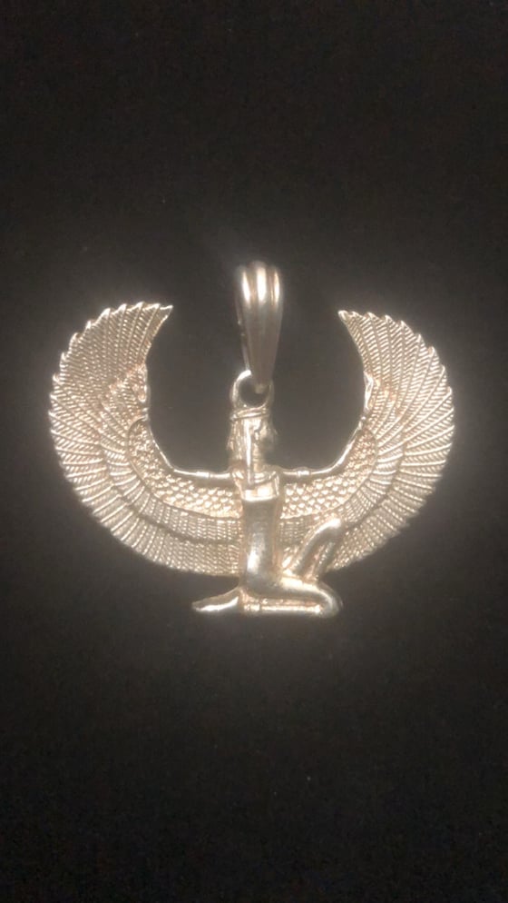 Image of silver MA’AT pendant