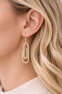Image 1 of Clip & Dazzle Earrings 