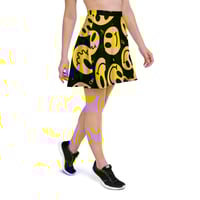 Image 1 of Smiley Galaxy Skater Skirt