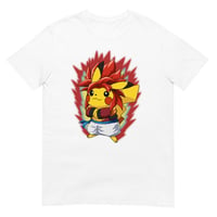 Image 1 of Pikachu Super Saiyan 4 Pokemon Print T-Shirt