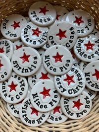 Image 2 of Hot Chocolate, Sprinkles and Marshmallows set. (Star or Heart Motif)