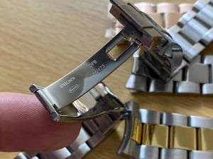 Image of 20mm Rolex Daytona Solid S/Steel, Rose, Gold, 2/Tone Steel Straps