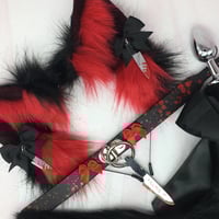 Black / red petplay 🐈‍⬛🖤 set 🔪
