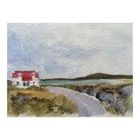 Image 1 of Mini watercolour study Barra A5 #2