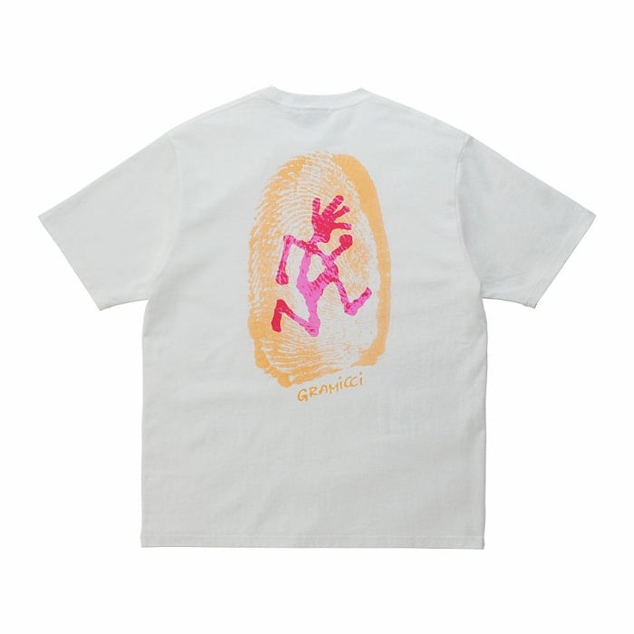 Image of GRAMICCI THUMBPRINT TEE WHITE