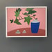 Image of Blue Pot and Ivy