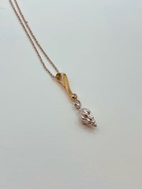 Image 2 of Ocean jewel pendant sil/gold/diamond