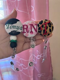 Image 1 of Embroidered Badge Reel 