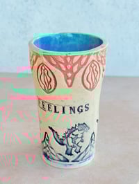 Image 2 of Big Feelings: Small Tumbler in Pink and Blue