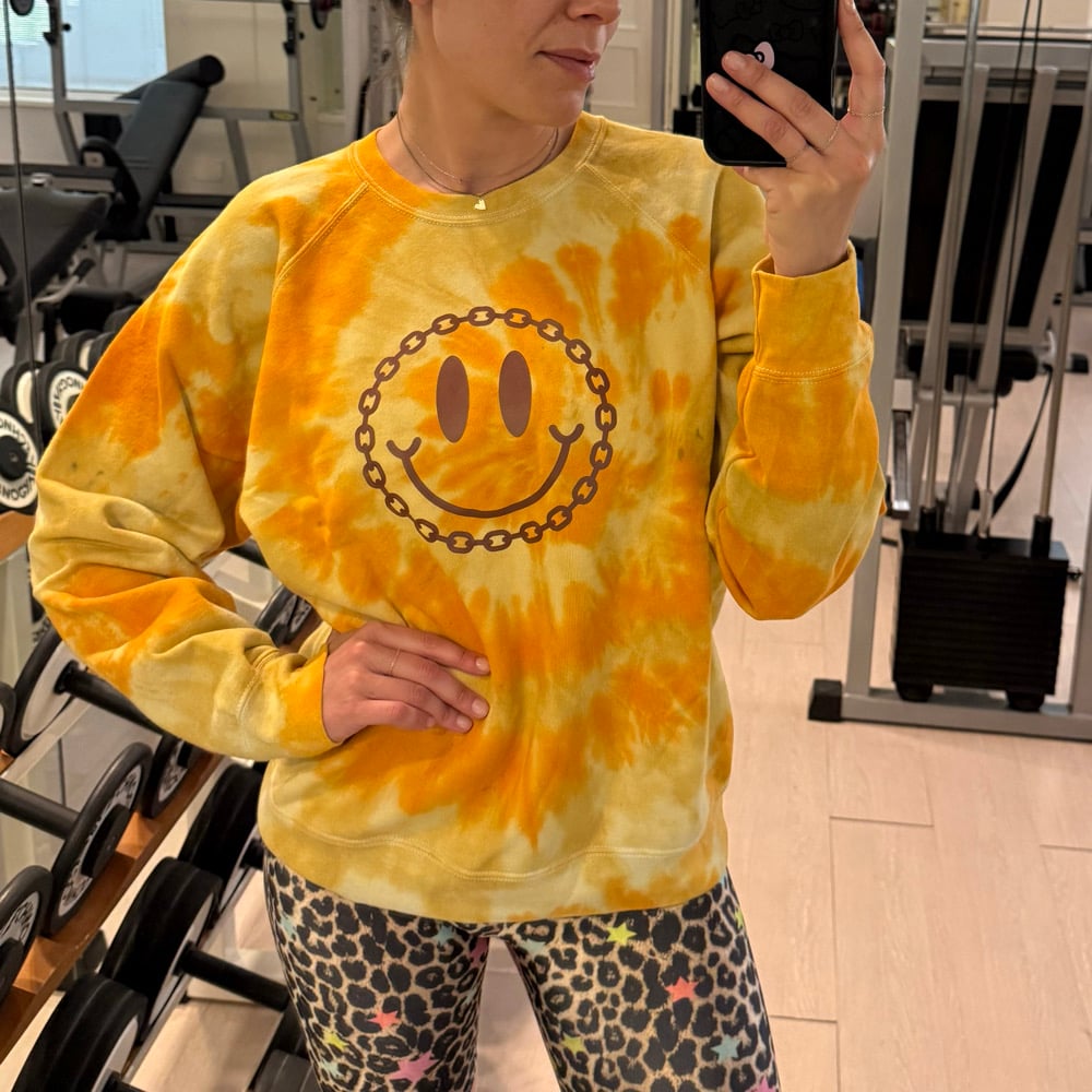 Image of FELPA GIROCOLLO TIE DYE