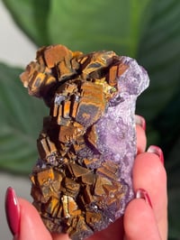 Image 4 of NATURAL RAINBOW IRIDESCENT CUBIC FLUORITE -CHINA- M