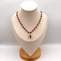 Image 2 of Tiger's Eye Seashell Necklace