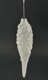 White bubble ornament 