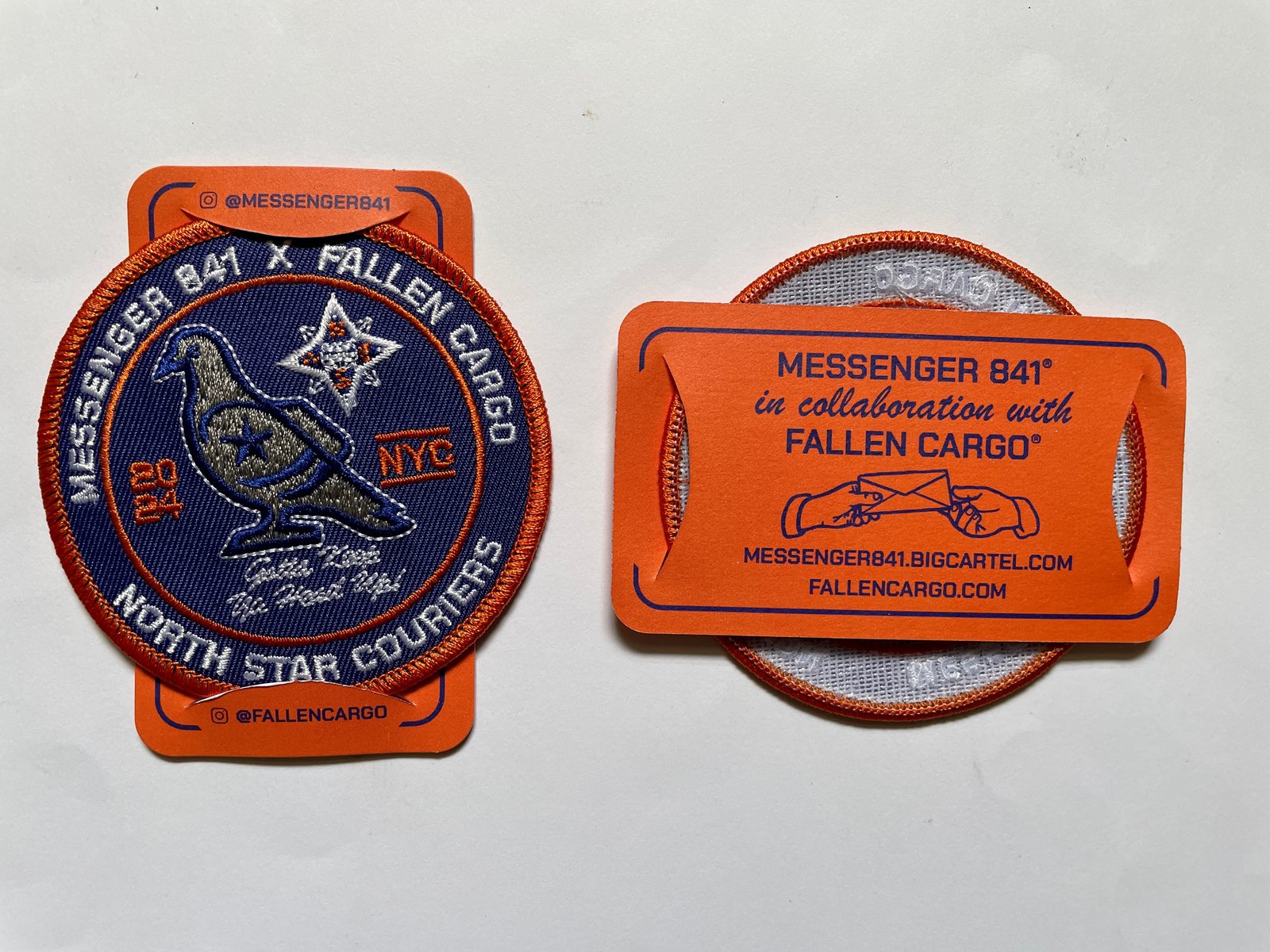 Messenger 841 x Fallen Cargo North Star Courier Patch | Messenger 841