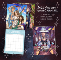 Image 1 of PREORDER 2026 Modern Witch 12 Month Calendar