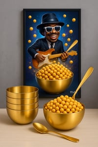 Image 3 of Crank Bowl & Spoon Set