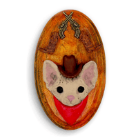 Mini Sculpture: Cowboy Sphinx