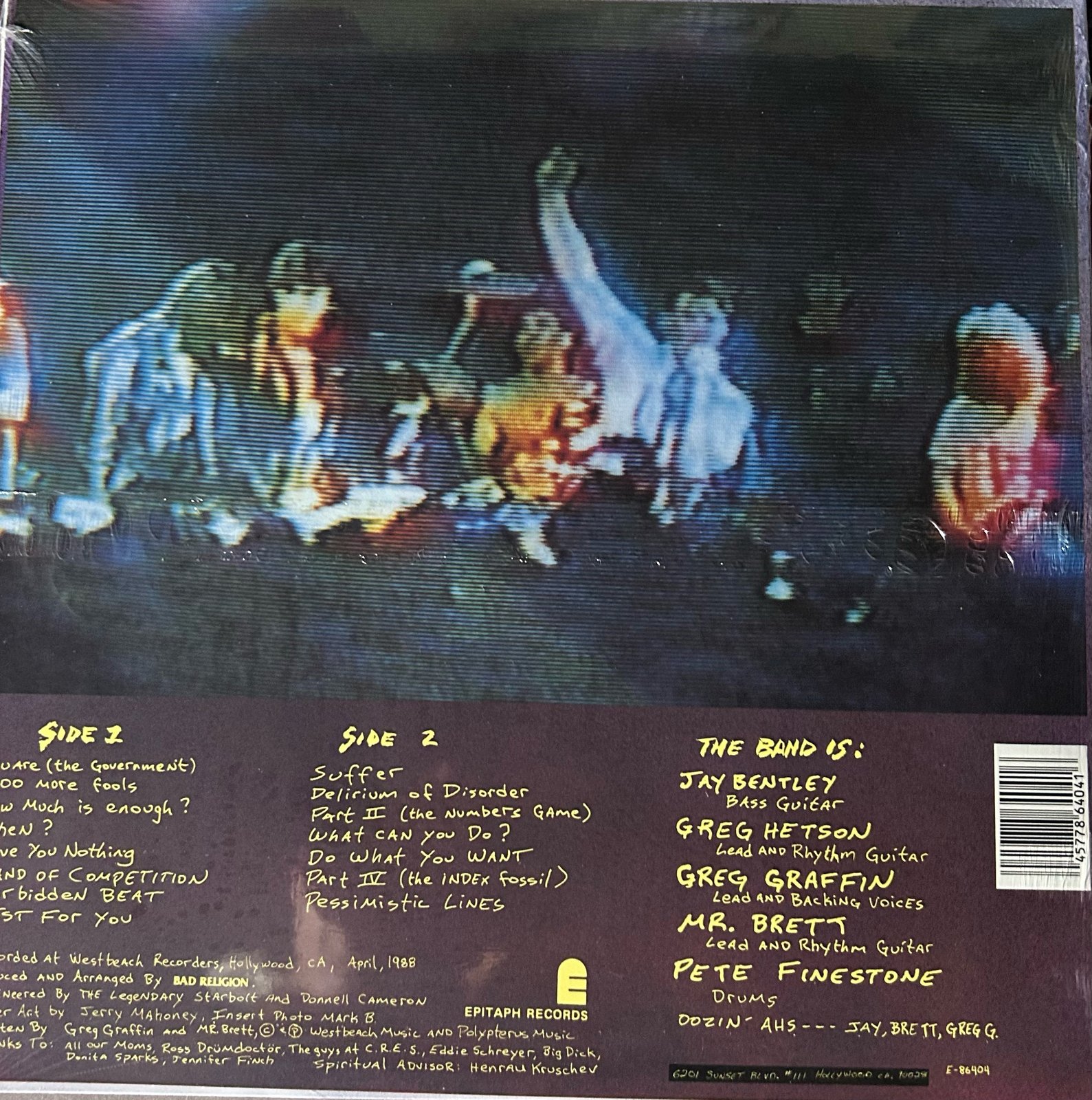 Bad Religion “Suffer” LP | DamnRightRecords