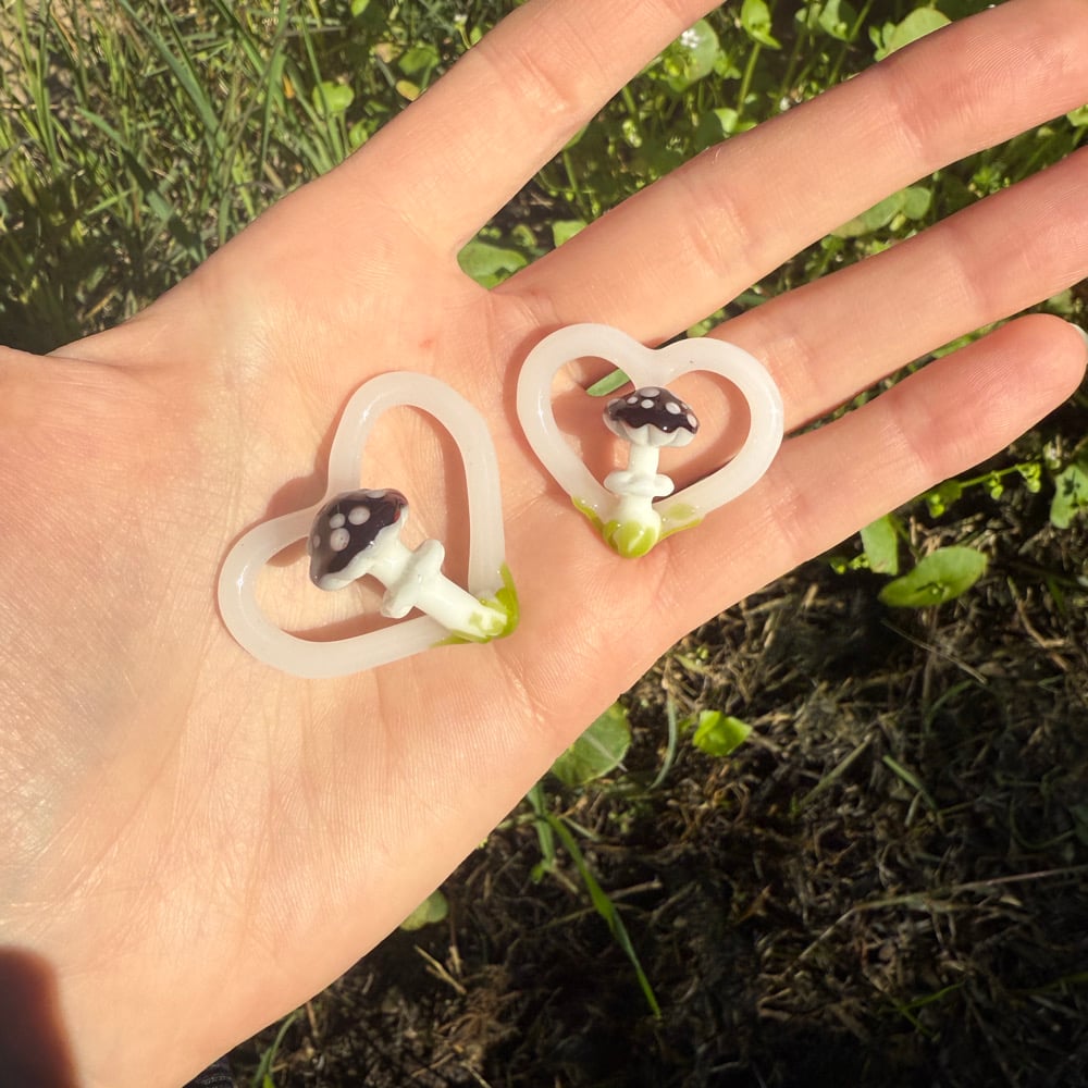 Image of Heart Frame Mushrooms