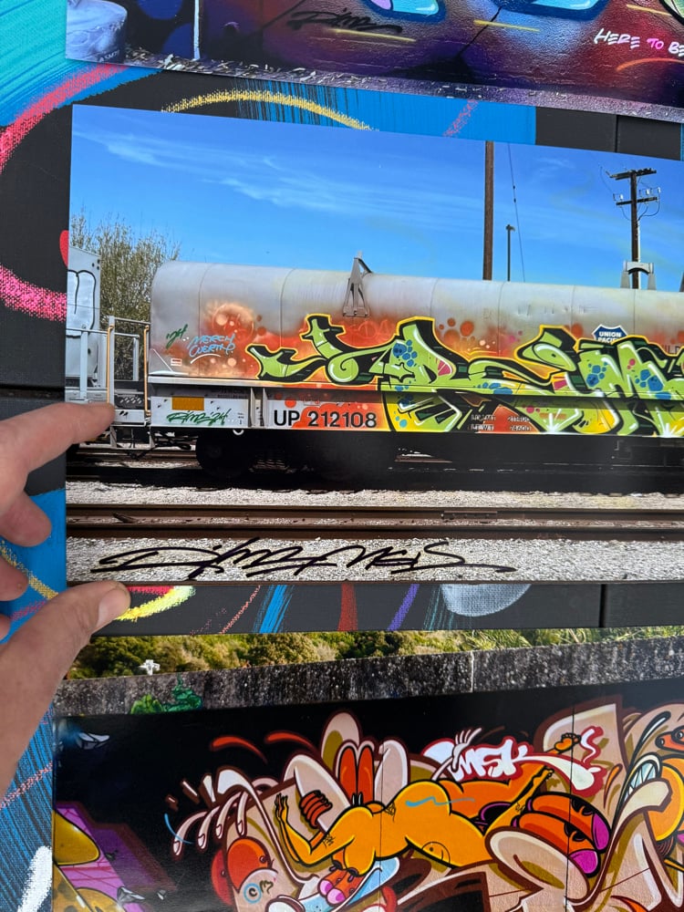 Mega Burner 2 Signed Large Photo Set 