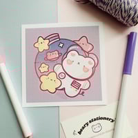 Image 3 of Astro Bear Art Print