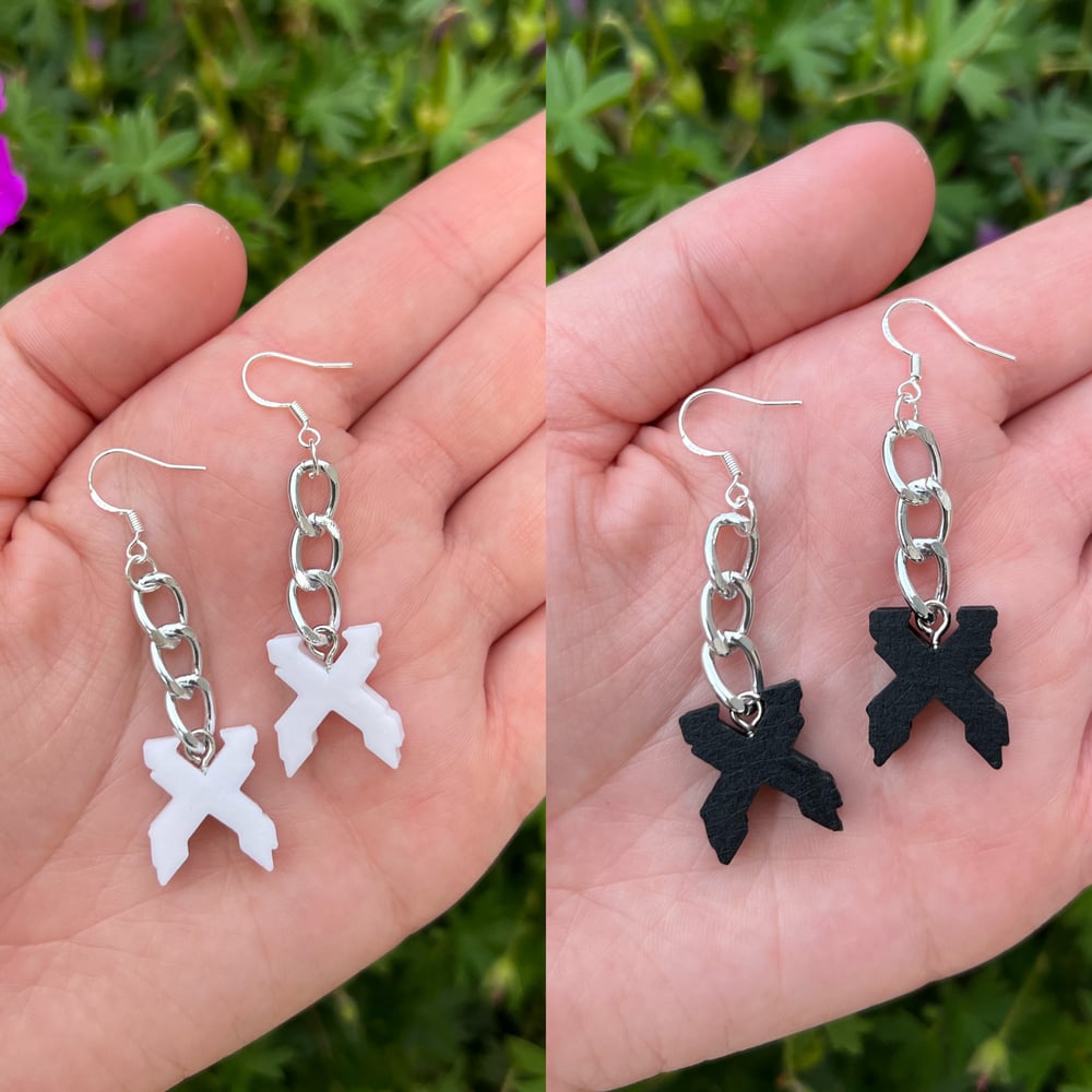 Image of Excision Chain Earrings