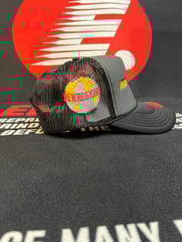 Image 2 of Black & Gray “ENTRAPRENEUR” Trucker Hat – The World Is Yours