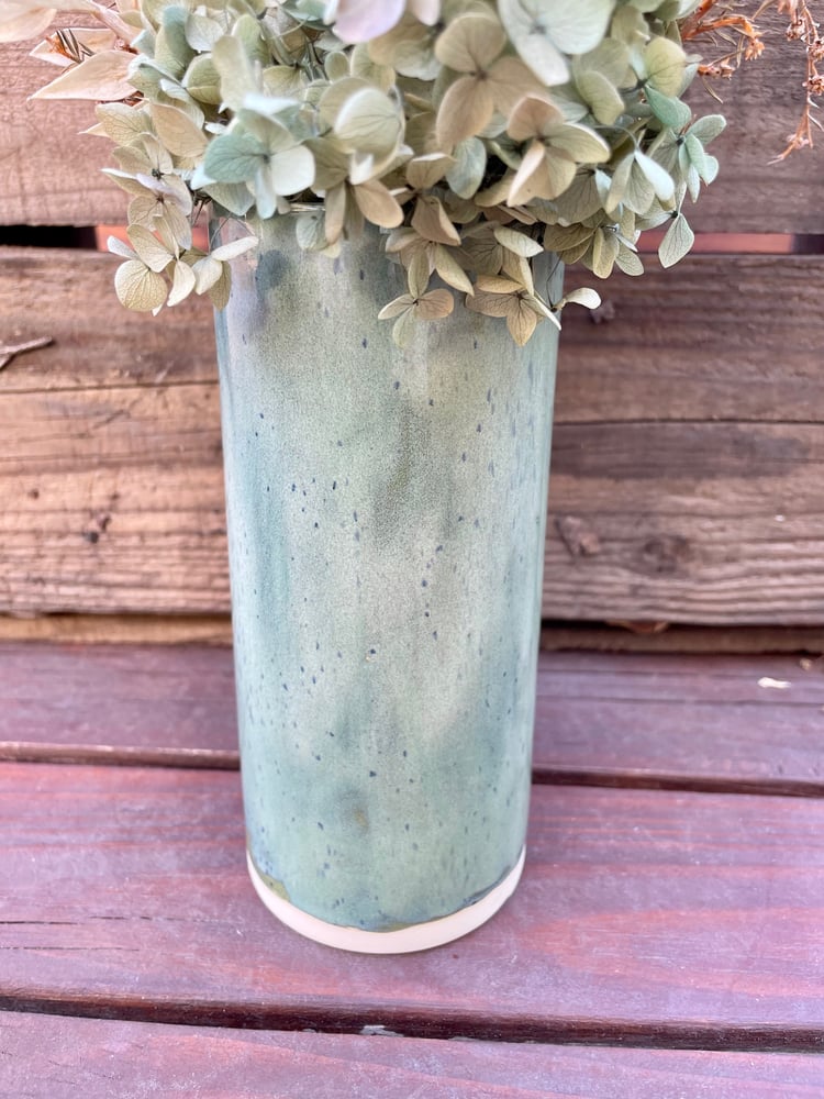 Image of Tall vase - Moss green 