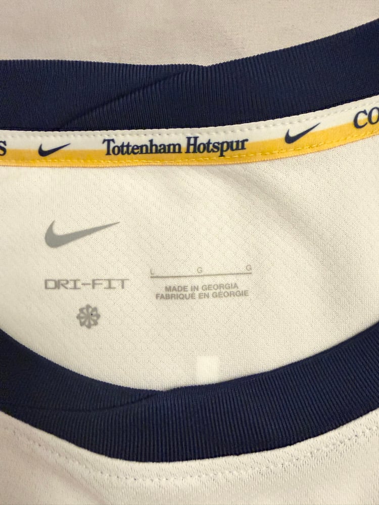 Image of NEW Tottenham Hotspur “VAN DE VEN 37” 2024/25 Home Europa Final Shirt (L)
