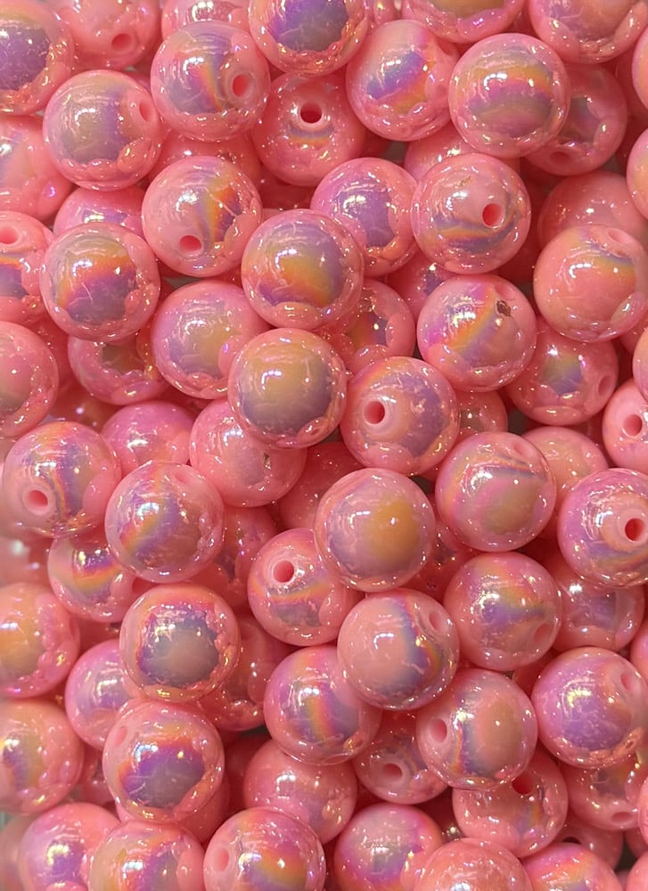 Image of AB 16mm Pink Beads