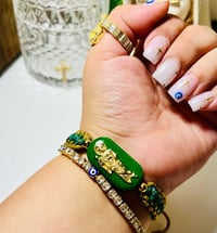 Image 4 of San Judas Wooden Bracelet 