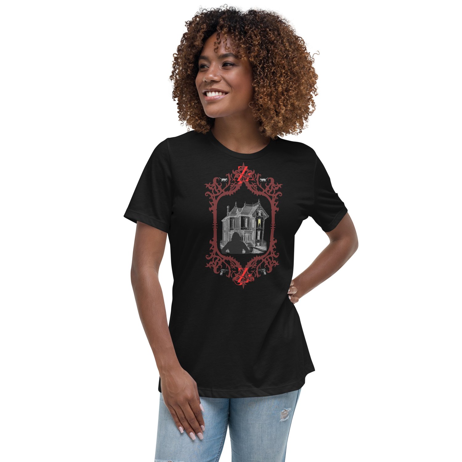 Image of Zade stalking themed Women's Relaxed T-Shirt