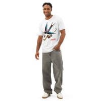 Image 2 of Lovebird Logo Men’s cotton crew neck t-shirt
