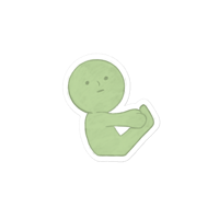 Image 4 of Yoga Smiski Sticker