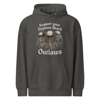 3 skulls grey hoodie