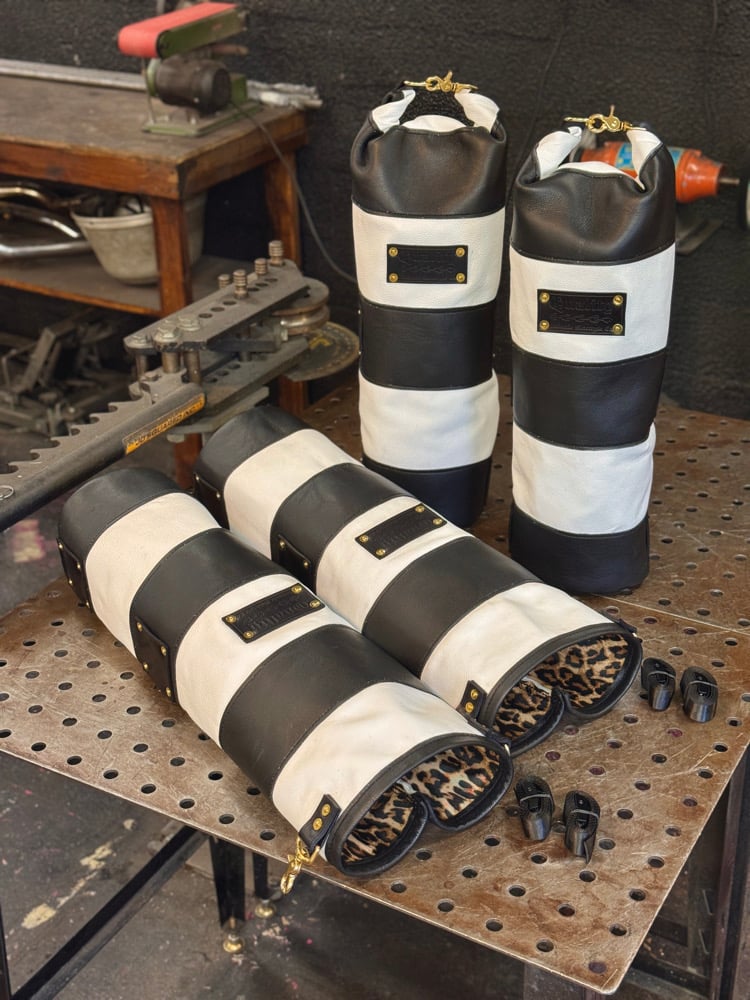 Image of Stripe Sissy Bar Bag