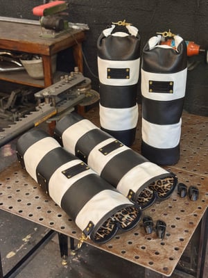 Image of Stripe Sissy Bar Bag