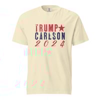 Image 3 of Trump Carlson 2024 - Unisex garment-dyed heavyweight t-shirt