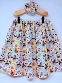 Image 1 of *HALLOWEEN* Jupette coton citrouilles