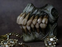 Image 14 of Old Bone Dental Ring Box- ring storage stash box handmade, one off