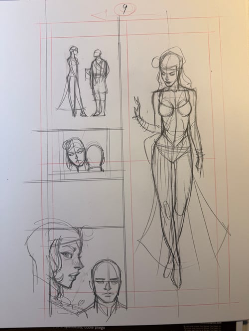 Image of SORCERER SUPREME #1 PAGE09 original art