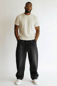 Image 2 of Wide Black Pant 