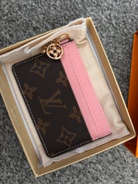 Image 2 of Mini pink+brown wallet🍡💕
