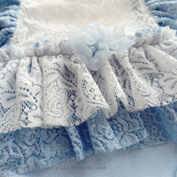 Image 3 of Photoshoot newborn body-dress - Nella - baby blue